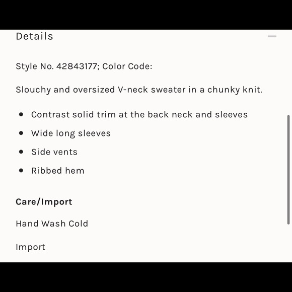 SOLD Free People Take Me Over V-Neck Sweater Oversized Pink - Picture 6 of 6